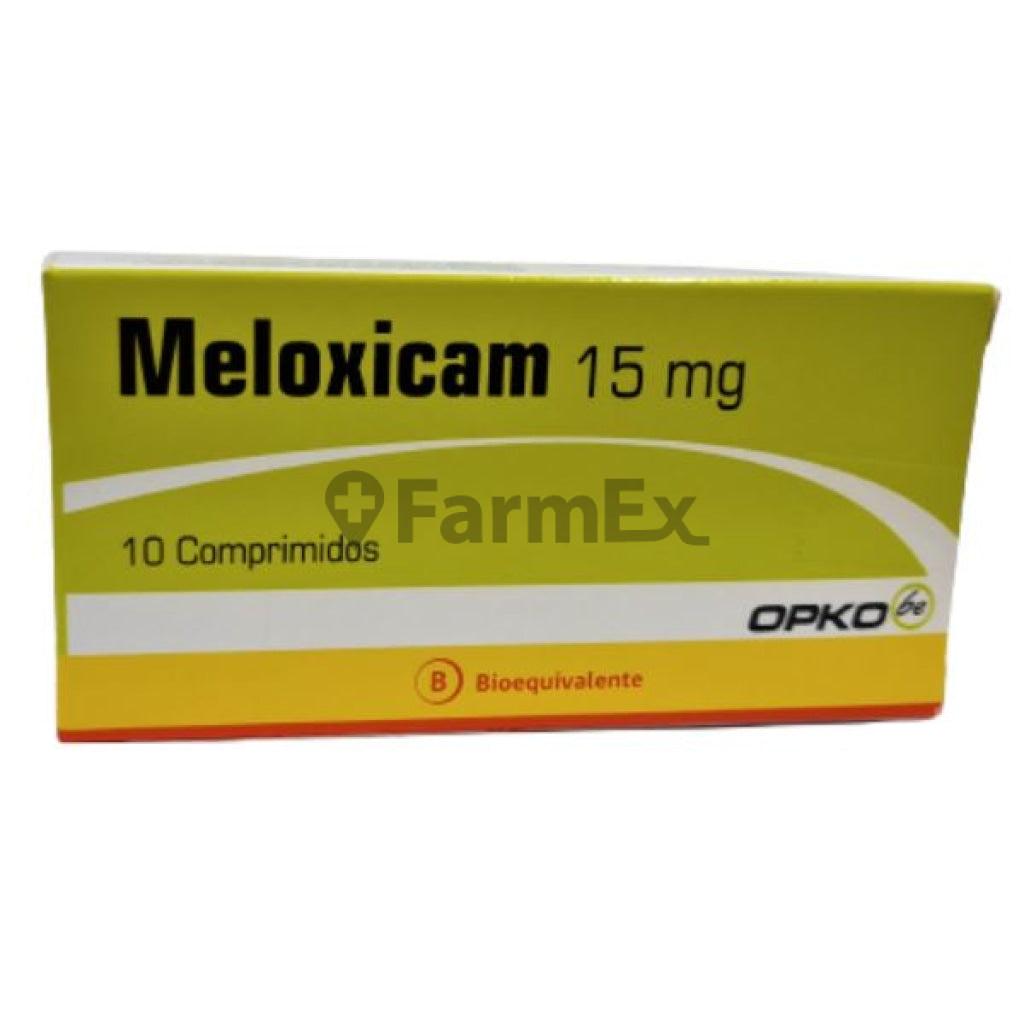 Meloxicam 15 mg x 10 comprimidos OPKO